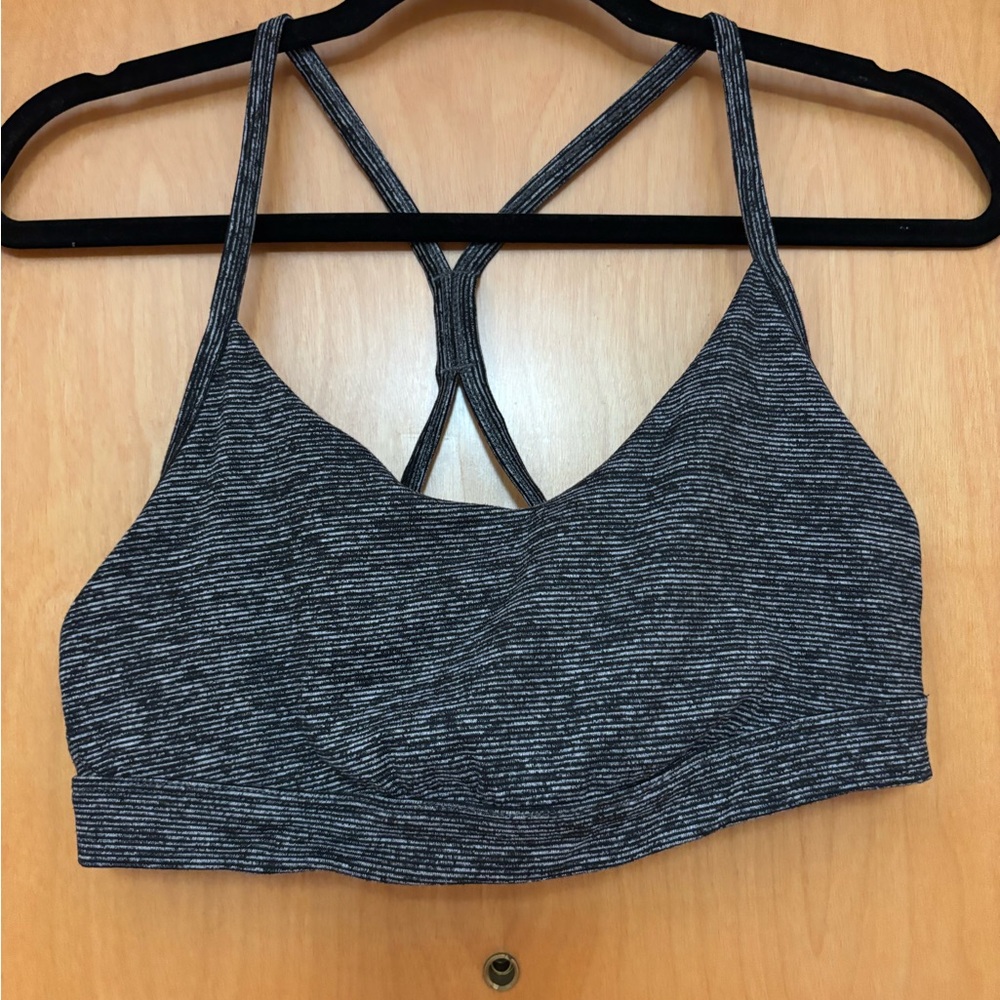 Old Navy Charcoal Strappy Sports Bra